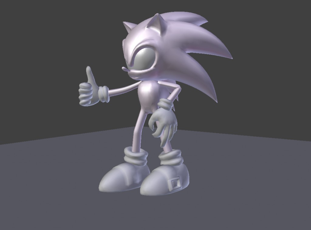 Rigged Sonic for NebulaBlazes preview image 2